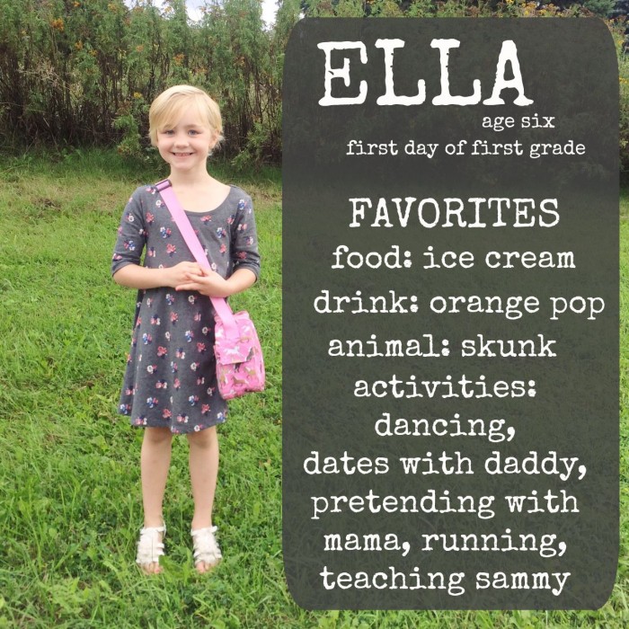 Ella First Grade